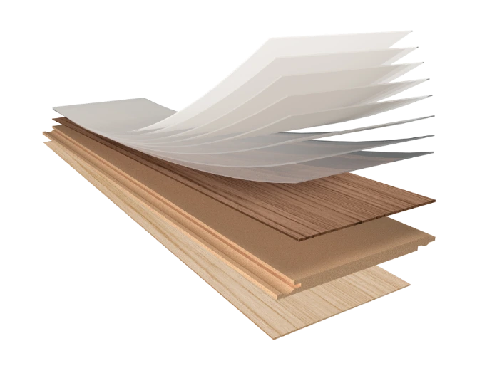 Composition veneer parquet